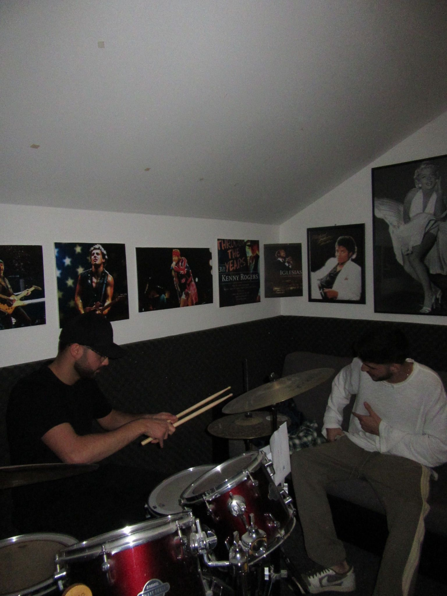Drum session in the Moore Productions live room